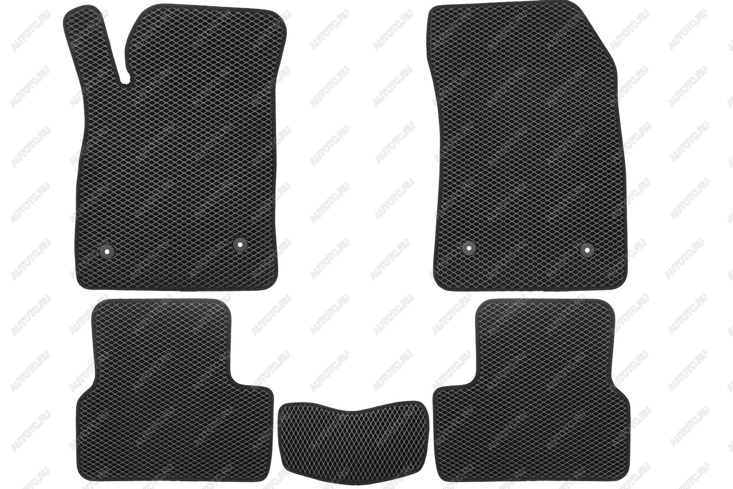3 099 р. Коврики в салон EVA подходят для CHEVROLET Cruze 2008-2016 I, Ir,  2008-2016 (черная окантовка), 5шт.  Шевроле Круз Klever eva.b.0500801322110k  с доставкой в г. Чебоксары