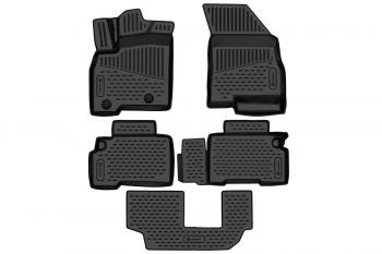 Коврики 3D в салон Element Chery Tiggo 8 PRO MAX e plus (2022-2025) (черные)