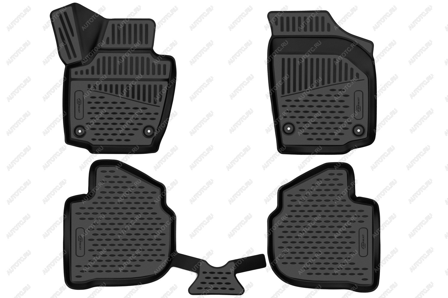 5 399 р. Коврики 3D в салон подходят для VOLKSWAGEN Polo (VI) 2020-, 4шт. (ПУ, повышенная износостойкость)  Фольксваген Поло FORMAT format.3d02433210k  с доставкой в г. Чебоксары