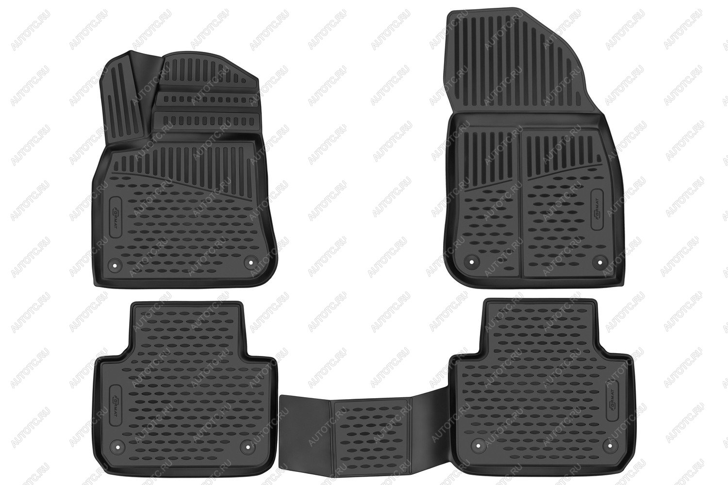 5 399 р. Коврики 3D в салон подходят для VOLKSWAGEN Touareg (III) 2018-, 4шт. (ПУ, повышенная износостойкость)  Фольксваген Туарег FORMAT format.3d5162210k  с доставкой в г. Чебоксары