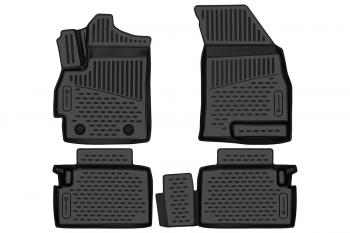 Коврики 3D в салон Element Kaiyi X3 (2023-2025) (черные)