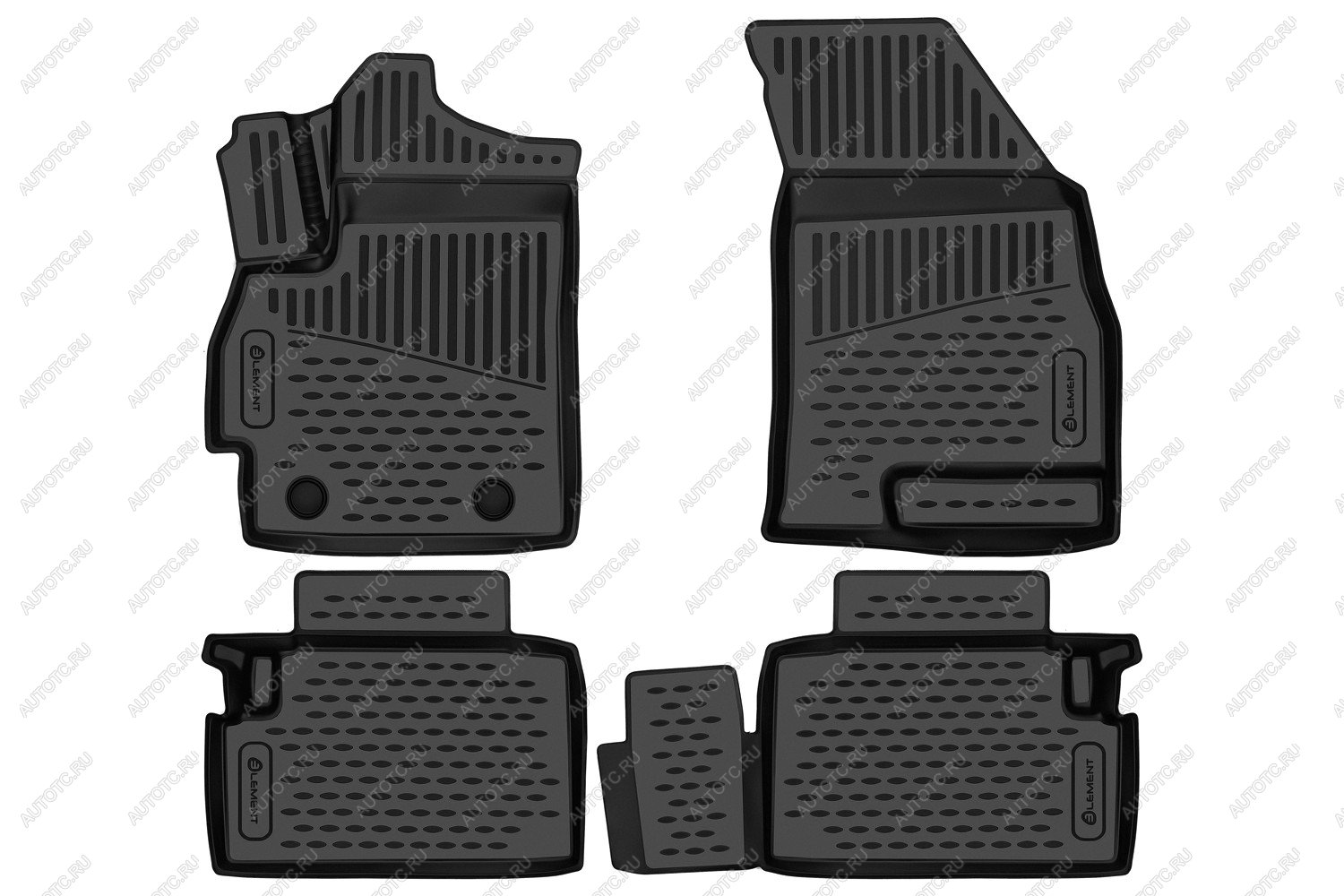 2 599 р. Коврики 3D в салон Element Kaiyi X3 (2023-2025) (черные)  с доставкой в г. Чебоксары