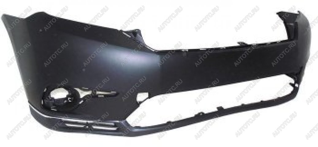4 699 р. Передний бампер BodyParts Toyota Highlander XU40 рестайлинг (2010-2013) (неокрашенный)  с доставкой в г. Чебоксары
