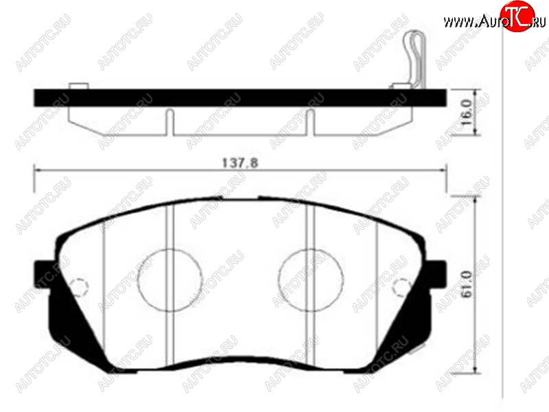 2 769 р. Колодки тормозные передние FR-FL SAT  Hyundai IX35 NU дорестайлинг (2017-2020)  с доставкой в г. Чебоксары