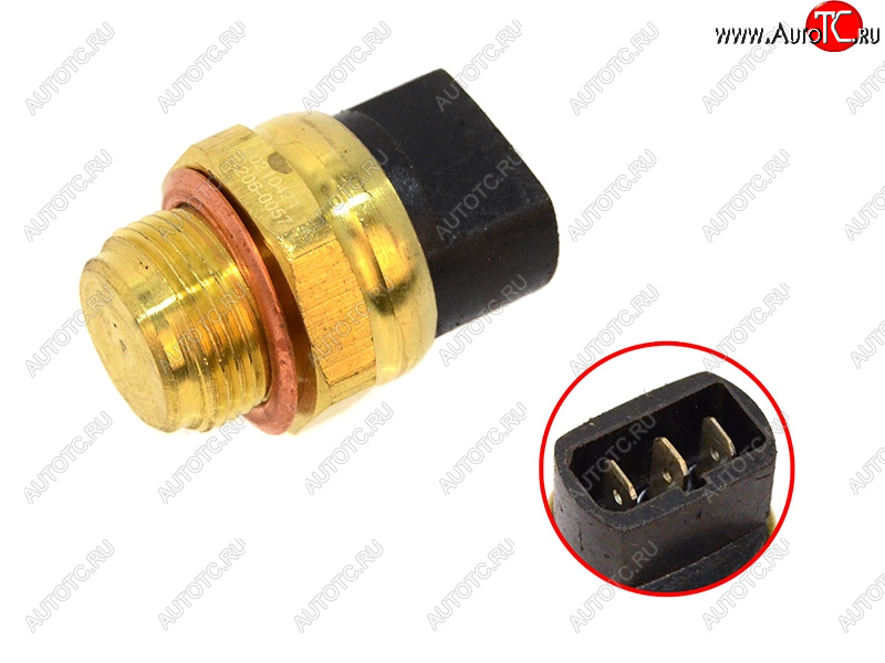 499 р. Датчик температуры ОЖ VW PASSAT 96-00 JETTA 86-91 GOLF 2, 3 POLO 85-94 SAT ST-206-0057  с доставкой в г. Чебоксары