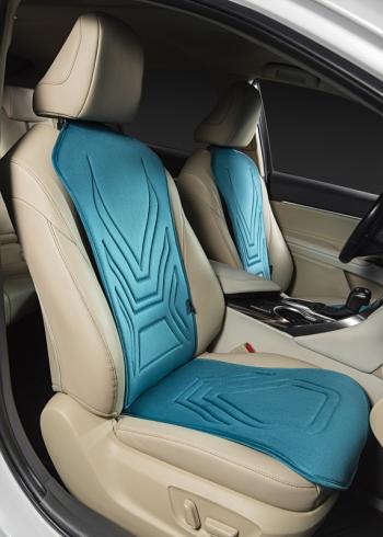 2 579 р. Накидка на сиденье (1 место Афины) ЛЮКС ст АЛЬБИОН Lord Autofashion Seat Tarraco KN2 (2018-2025) (бирюзовый, строчка темно-бирюзовая)  с доставкой в г. Чебоксары. Увеличить фотографию 2