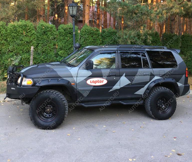 24 199 р. Расширители колёсных арок Mitsubishi Pajero Sport (70мм) под силовой бампер  mps  с доставкой в г. Чебоксары