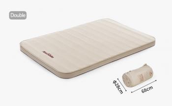 26 959 р. Коврик самонадувающийся Naturehike C10, двойной 200х132х10 cм, бежевый  nh20fcd08-c10dp  с доставкой в г. Чебоксары. Увеличить фотографию 8