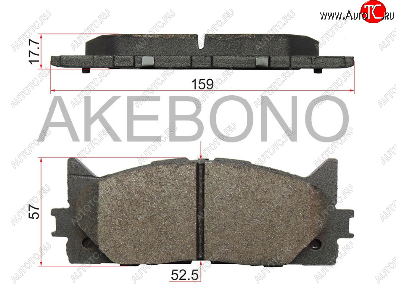 2 889 р. Колодки тормозные передние FL-FR SAT Toyota Camry XV40 дорестайлинг (2006-2008)  с доставкой в г. Чебоксары