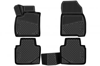 Коврики 3D в салон Element Honda Accord  11 CY (2023-2025) седан (черные)