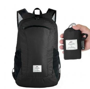 1 619 р. Рюкзак Naturehike 18L, черный  nh17a012-b-b  с доставкой в г. Чебоксары. Увеличить фотографию 3