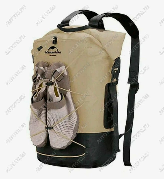 3 689 р. Рюкзак туристический Naturehike 20 л, ПВХ, хаки  nh21fsb04-kh20l  с доставкой в г. Чебоксары