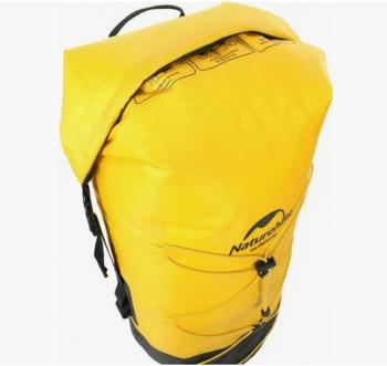 3 839 р. Рюкзак туристический Naturehike 30 л, ПВХ, желтый  nh21fsb04-y30l  с доставкой в г. Чебоксары. Увеличить фотографию 5