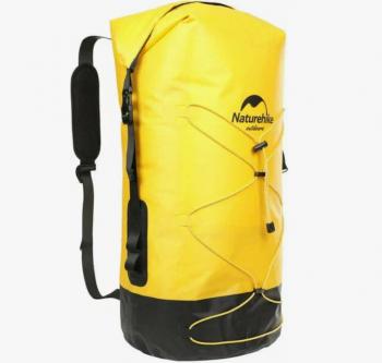 3 839 р. Рюкзак туристический Naturehike 30 л, ПВХ, желтый  nh21fsb04-y30l  с доставкой в г. Чебоксары. Увеличить фотографию 2