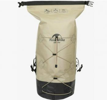 4 279 р. Рюкзак туристический Naturehike 40 л, ПВХ, хаки  nh21fsb04-kh40l  с доставкой в г. Чебоксары. Увеличить фотографию 6