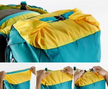 9 909 р. Рюкзак туристический Naturehike 45 л, голубой  nh18y045-q-bl  с доставкой в г. Чебоксары. Увеличить фотографию 4