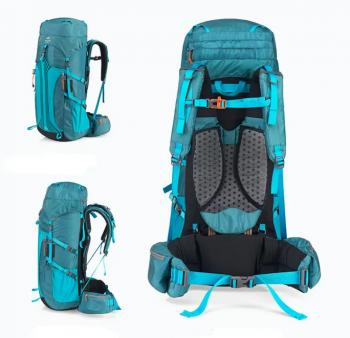 12 159 р. Рюкзак туристический Naturehike 55 л, голубой  nh16y020-q-bl  с доставкой в г. Чебоксары. Увеличить фотографию 3