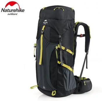 Рюкзак туристический Naturehike 55 л, черный  nh16y020-q-b