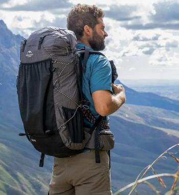 8 899 р. Рюкзак туристический Naturehike 60 л, черный  nh19bp095-b  с доставкой в г. Чебоксары. Увеличить фотографию 5