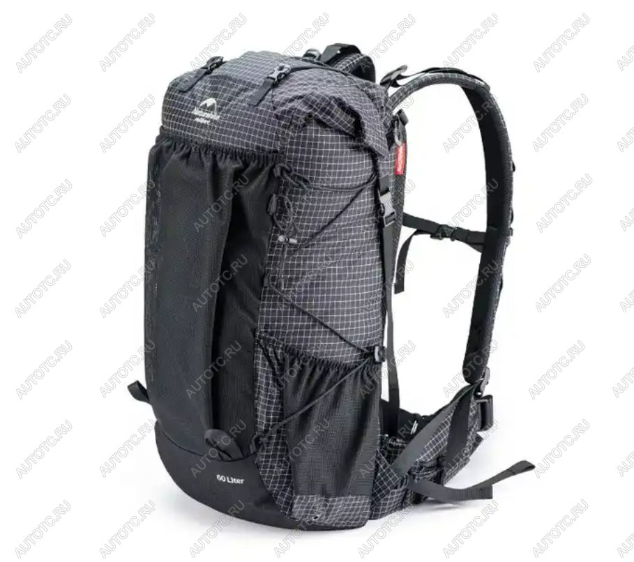8 899 р. Рюкзак туристический Naturehike 60 л, черный  nh19bp095-b  с доставкой в г. Чебоксары