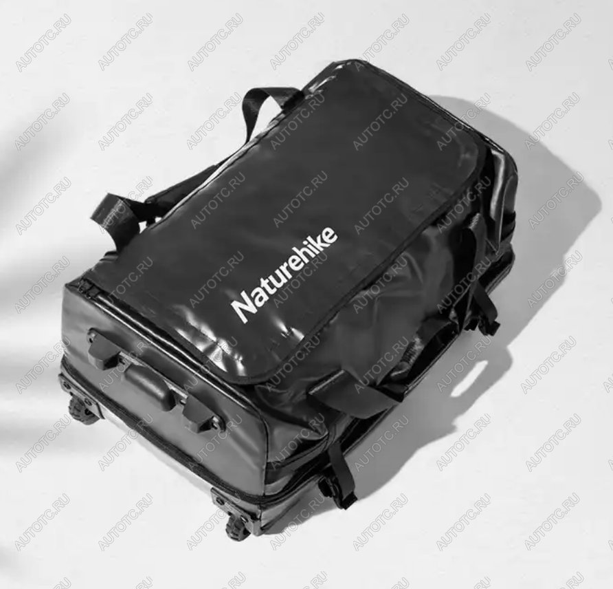 7 239 р. Сумка дорожная Naturehike, с колесами, 55х35х30 см, черная  nh21lx002-bl22  с доставкой в г. Чебоксары