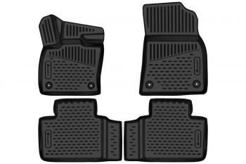 Коврики 3D в салон 2WD Element Geely Atlas FX11 (2023-2025) (черные)