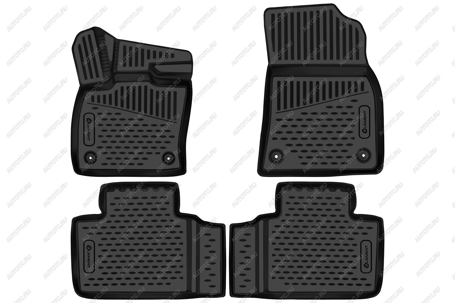 2 599 р. Коврики 3D в салон 2WD Element Geely Atlas FX11 (2023-2025) (черные)  с доставкой в г. Чебоксары