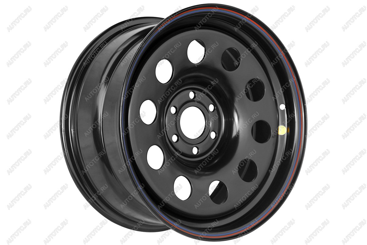8 459 р. Диск усиленный Nissan Navara D40 3.0TD стальной черный 6x114,3 8xR17 d66 ET+25  1780-61466bl+25  с доставкой в г. Чебоксары