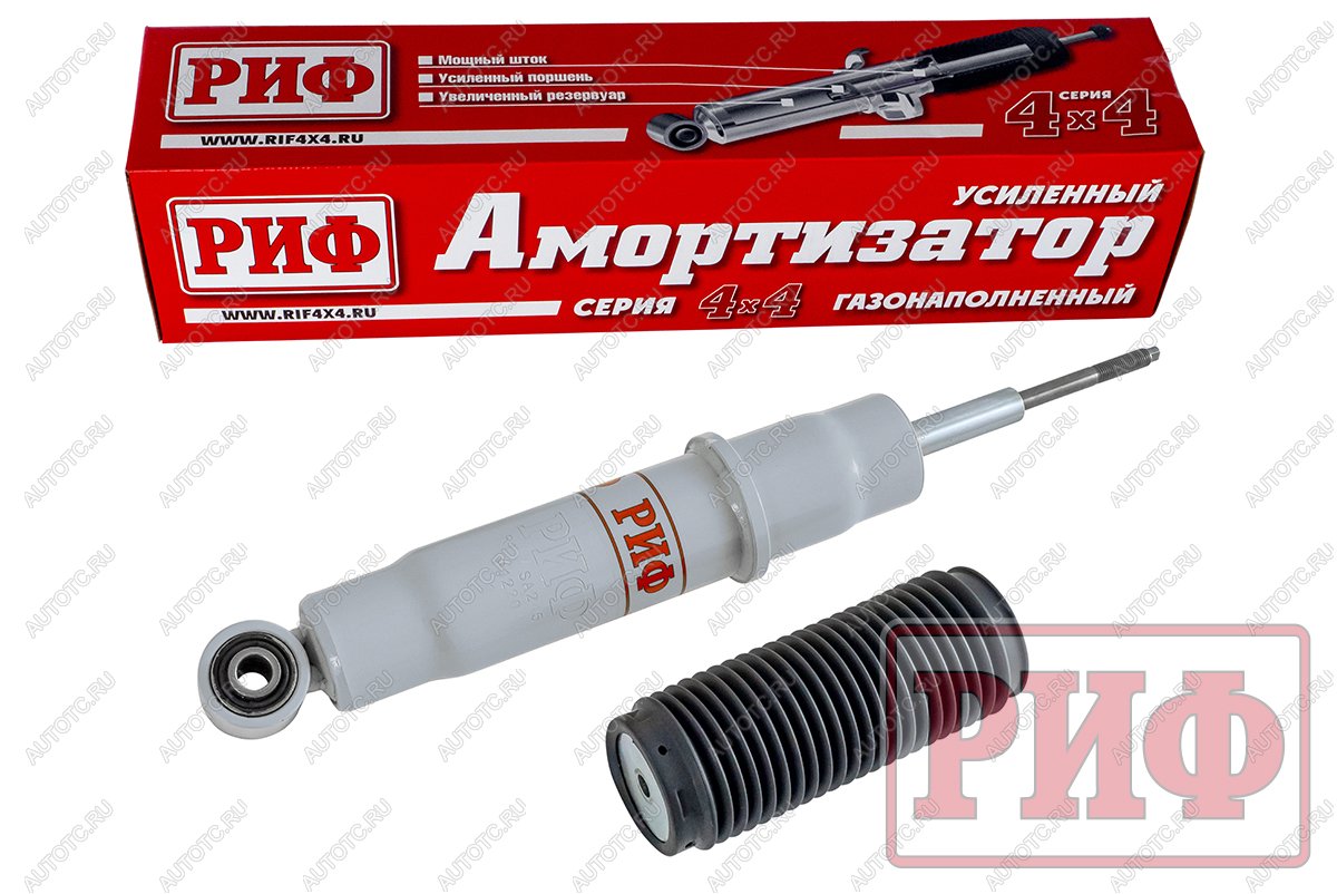 7 619 р. Амортизатор усиленный РИФ передний газовый Mitsubishi Pajero IIIIV 2000+ штатный и лифт 0-40 мм  sag245  с доставкой в г. Чебоксары