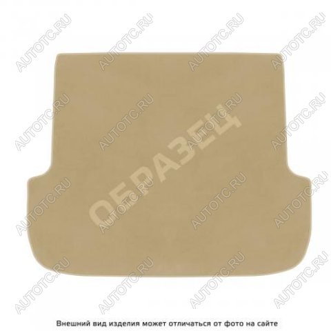5 649 р. Ковры текстильные в багажное отделение Norplast Audi 200 C3,44 универсал рестайлинг (1988-1991) (Lux бежевый)  с доставкой в г. Чебоксары