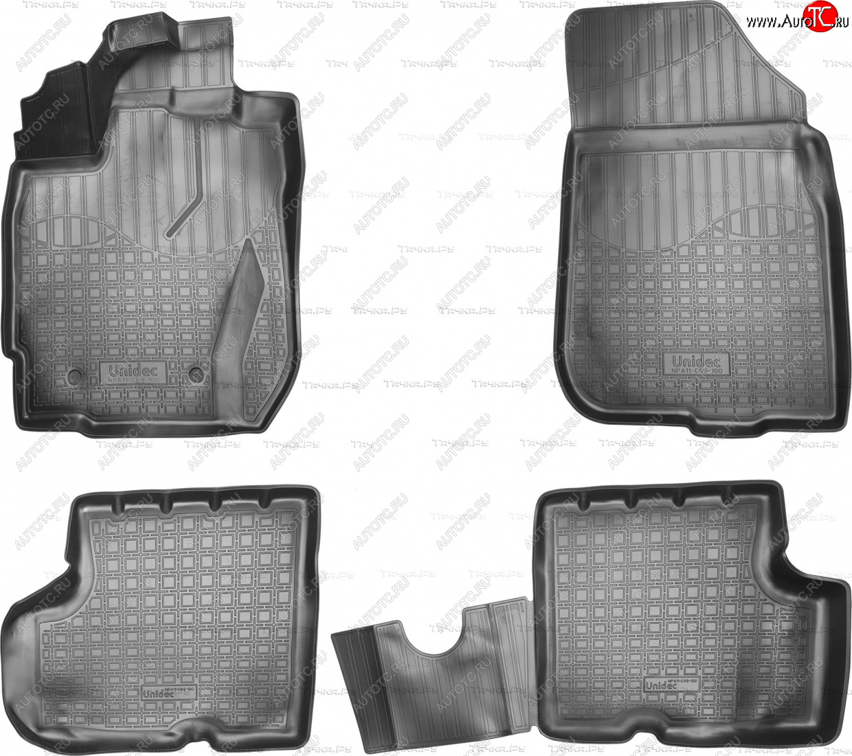 1 р. Ковер литьевой салонный ПЛ Norplast Nissan Terrano D10 дорестайлинг (2013-2016) (черный)  с доставкой в г. Чебоксары