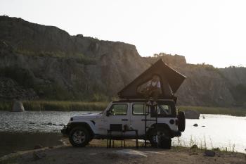 171 999 р. Палатка на крышу автомобиля Wild Land Bush Cruiser 140, лестница 210 см  201045  с доставкой в г. Чебоксары. Увеличить фотографию 19