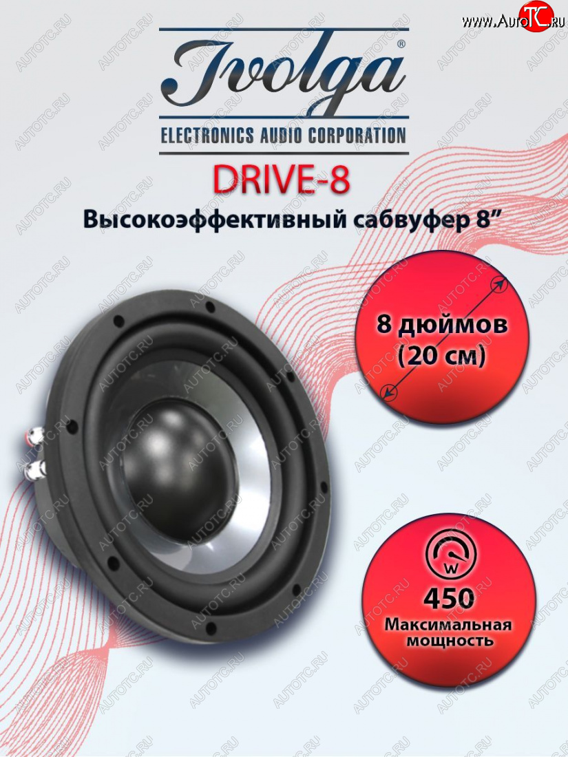 4 039 р. Автомобильный сабвуфер Ivolga Drive 8 Aito M7 1 (2021-2025)  с доставкой в г. Чебоксары