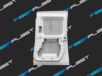29 949 р. Задняя правая сдвижная дверь (глухая, стеклопластик) Fiberplast Volkswagen Caddy 2K дорестайлинг (2003-2010)  с доставкой в г. Чебоксары. Увеличить фотографию 2