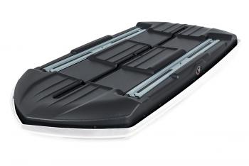 23 959 р. Багажный бокс на крышу (390 л. 173,5x80x30 см, двусторонний) Pentair COBRA 390L Lexus RX350 XU30 дорестайлинг (2003-2006) (белый глянец)  с доставкой в г. Чебоксары. Увеличить фотографию 12