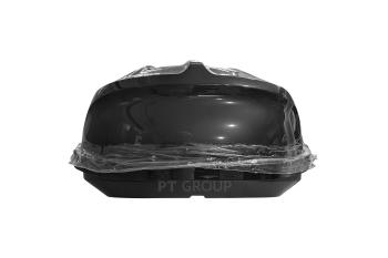 23 999 р. Автобокс PT GROUP (460л., 191х79х46 см, двустороннее открывание) Turino Medium Lux черный Audi A6 С4 седан (1994-1997)  с доставкой в г. Чебоксары. Увеличить фотографию 7