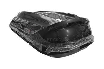 23 999 р. Автобокс PT GROUP (460л., 191х79х46 см, двустороннее открывание) Turino Medium Lux черный Audi A6 С4 седан (1994-1997)  с доставкой в г. Чебоксары. Увеличить фотографию 8