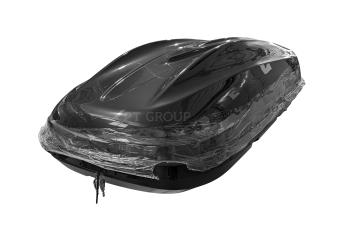 23 999 р. Автобокс PT GROUP (460л., 191х79х46 см, двустороннее открывание) Turino Medium Lux черный Audi A6 С4 седан (1994-1997)  с доставкой в г. Чебоксары. Увеличить фотографию 9