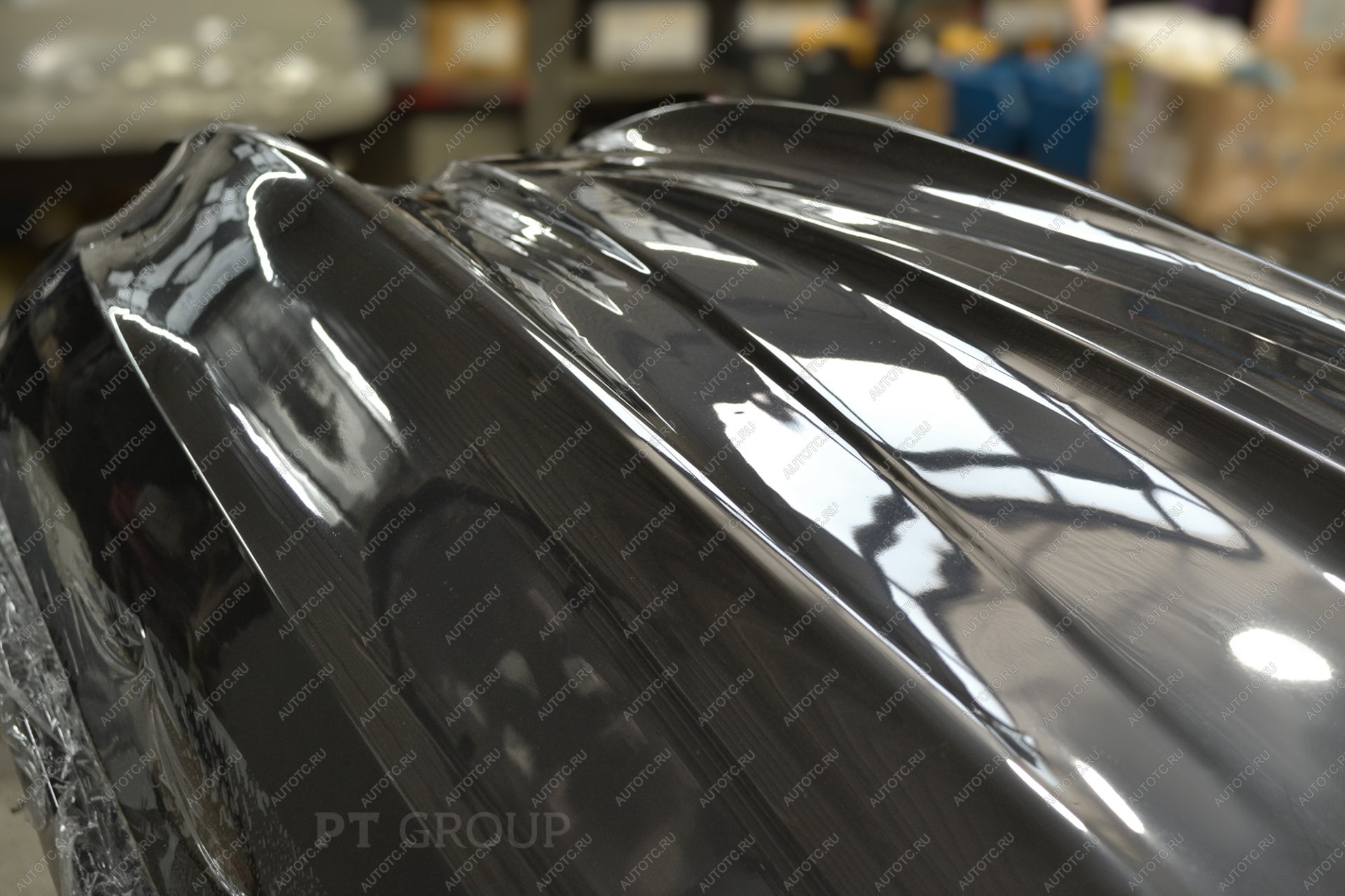 23 999 р. Автобокс PT GROUP (460л., 191х79х46 см, двустороннее открывание) Turino Medium Lux черный Audi A6 С4 седан (1994-1997)  с доставкой в г. Чебоксары