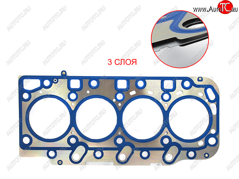 2 759 р. Прокладка ГБЦ V-2.5 D4CB (T-1.0) металл DYG Hyundai Starex/Grand Starex/H1 TQ рестайлинг (2014-2018)  с доставкой в г. Чебоксары