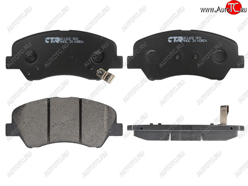 2 569 р. Колодки тормозные передние FR-FL SAT  Hyundai Sonata DN8 (2019-2022) (с отверстием)  с доставкой в г. Чебоксары