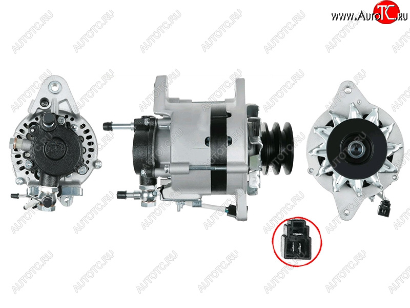 11 599 р. Генератор TOYOTA DYNA 100150 2.4D 87-88HIACE 87-95HI-LUX 2.4D RNLNYN 12V 55A 88-05 2L3L SAT ST-85-0098  с доставкой в г. Чебоксары