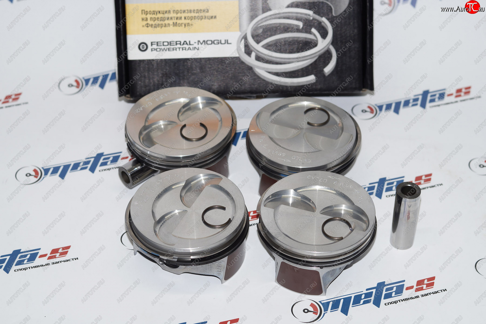 4 299 р. Поршни 11189 Federal Mogul 82,5 (Гранта безвтык) с пальцем поршневым Federal Mogul (ДЗВ) 11189-1004015-57  с доставкой в г. Чебоксары