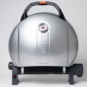 Гриль газовый O-GRILL 900МT bicolor черный-серебристый (в комплекте адаптер тип А)  900mt_silver