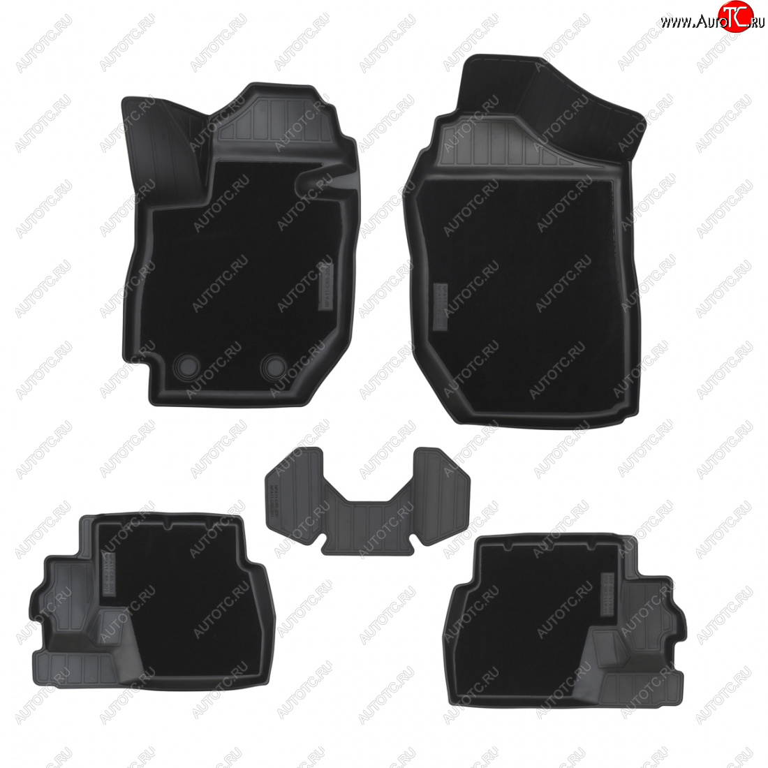 3 299 р. Коврики салонные комбинированные Norplast Suzuki Jimny JB64 (2018-2025) (черный)  с доставкой в г. Чебоксары