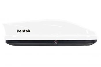 20 959 р. Багажный бокс на крышу (360 л. 143x90x39,5 см, двусторонний) Pentair PYTHON 360L Lexus RX350 XU30 дорестайлинг (2003-2006) (белый глянец)  с доставкой в г. Чебоксары. Увеличить фотографию 2