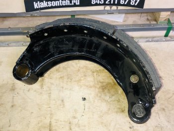 3 689 р. Колодка тормозная в сборе передняя 3250 Е5 FAW FAW 3501390c242  с доставкой в г. Чебоксары. Увеличить фотографию 3