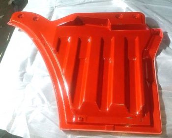 6 549 р. Накладка двери нижняя левая (красная) X3000 SHACMAN SHACMAN dz14251330151-red  с доставкой в г. Чебоксары. Увеличить фотографию 2