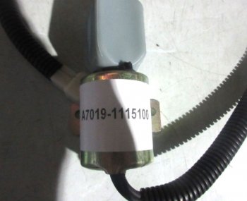 5 599 р. Клапан электромагнитный остановки двигателя (глушилка) YC6108YC6J125 (!!!УЦЕНКА: возможен нетоварный вид!!!) WEICHAI a-7019-1115100g7001-1115  с доставкой в г. Чебоксары. Увеличить фотографию 3