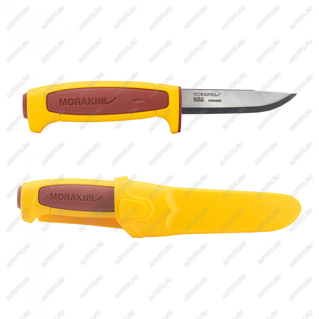 1 689 р. Нож MORAKNIV Basic 546 лимитированный 2023, длина клинка 91 мм, желтый  14148  с доставкой в г. Чебоксары